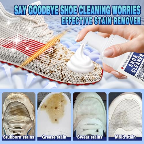 Shoe Cleaner,White Shoe Cleaner Kit,Sneaker Cleaner,Suede Shoe Cleaner,Shoe Cleaning Kit for Leather Shoes,Tennis Shoe - style: Shoe Cleaner Kit