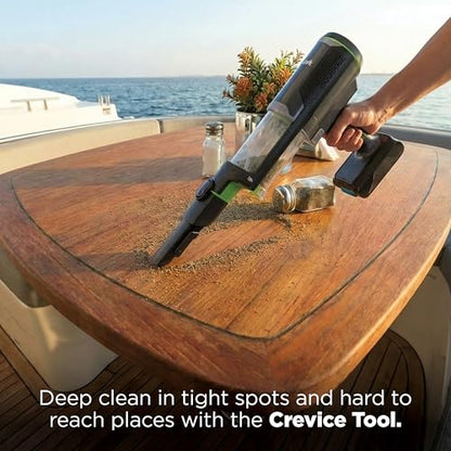 Shark PowerBoost Cordless 2-in-1 Car/Home Handheld PowerVac, Powerful Suction, 40 Minute Runtime, Portable, 3 Cleaning Modes, LED Screen, Furfins Tool, Duster Crevice Tool, Charcoal, BH102 - style: PowerBoost