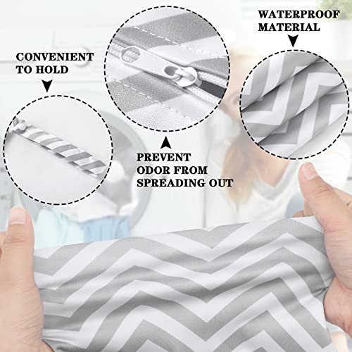 Shappy 2 Pack Large Travel Laundry Bags, Large Wet Dry Waterproof Dirty Clothes Bag for Suitcase, Swimsuit Beach Gym College Dorm Wet Bag(Stripe Style) - style: Stripe Style