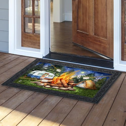 Briarwood Lane Roasting Marshmallows Doormat - color: Roasting Marshmall