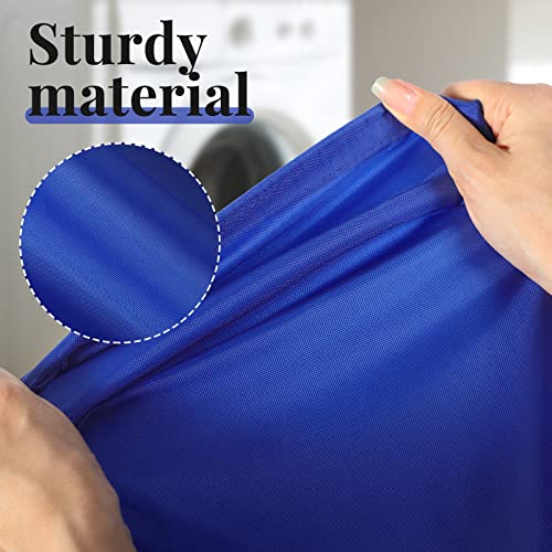 Woanger 12 Pack 28 x 45 Inch Extra Large Laundry Bags Bulk Washable Travel Laundry Bag with Drawstring Closure Large Dirty Clothes Organizer for College Dorm Home Hotel Camping(Blue) - color: Blue