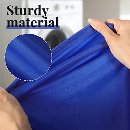 Woanger 12 Pack 28 x 45 Inch Extra Large Laundry Bags Bulk Washable Travel Laundry Bag with Drawstring Closure Large Dirty Clothes Organizer for College Dorm Home Hotel Camping(Blue) - color: Blue