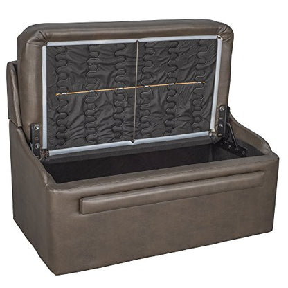 RecPro 36" RV Dinette Booth Set with Table and Leg | Two Dinette Booths (Chestnut, Luna Imperial) - color: Luna Imperial, size: Chestnut