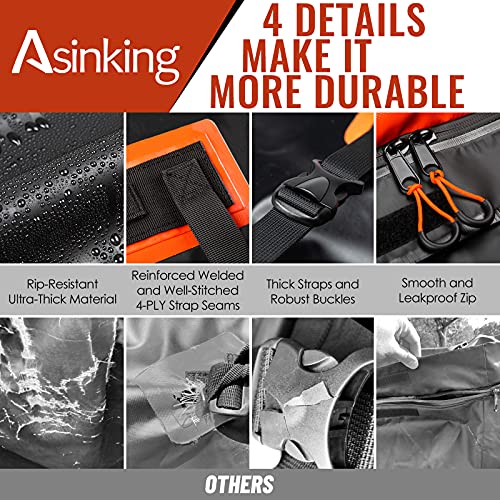 Car Rooftop Cargo Carrier Bag, 21 Cubic Feet 100% Waterproof Heavy Duty 840D Car Roof Bag for All Vehicle with/Without Racks - Anti-Slip Mat, 6 Door Hooks, Storage Bags, 2 Extra Straps, Luggage Lock - size: Black-21 Cubic Feet