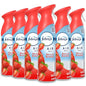 Febreze New & Improved Air Mist, Berry & Bramble Air Freshener, Home and Kitchen Essentials, Odor Fighting Room Spray (Pack of 6) - style: Berry & Bramble