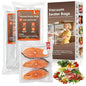 Reusable Vacuum Sealer Bags for Food – 30 Large (12 x 13 in) For Elxis Vacuum Sealer (Without Vacuum Sealer) - size: 30 -Large Bags (12x13 in)