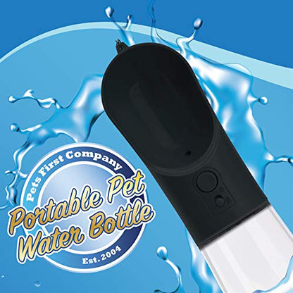 Portable PET Travel DOG on-the-go CAT WATER BOTTLE. Best Leak-Proof Water fountain for small cats, dogs. 12oz - color: Generic