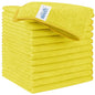HOMEXCEL Yellow Microfiber Cleaning Cloth, 12 Pack Premium Microfiber Towels for Cars, Lint Free, Highly Absorbent, Reusable Cleaning Rags for Car, Household, Kitchen, Window, 11.5"X11.5" - color: Yellow