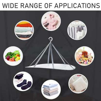 1 Tier Folding Mesh Clothes Drying Rack with Internal Fixation Stackable Sweater Drying Rack Portable Hanging Laundry Rack for Sweater,T-Shirt,Delicates,Swimsuit (2 Pack) - size: 1 Tier