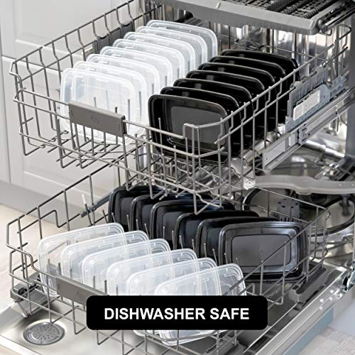 Freshware Meal Prep Containers 1 Compartment Food Storage Containers with Lids, Bento Box, BPA Free, Stackable, (16 oz), 150 count (Pack of 1) - size: 16OZ-150PK