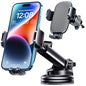 Phone Mount for Car Phone Holder [Military-Grade Suction & Stable Clip] Car Phone Holder Mount Windshield Dashboard Air Vent Universal Automobile Mount Fit Shower & Wall Mounts iPhone - style: Modle-B