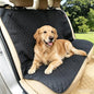 Kaiphy Dog Car Seat Cover, Back Seat Cover for Dogs Pet Car Seat Protector Waterproof Bench Car Seat Cover, Non-Slip Rear Seat Cover with 4 Safety Belt Openings for Safe Travel, Fits Cars Trucks SUVs