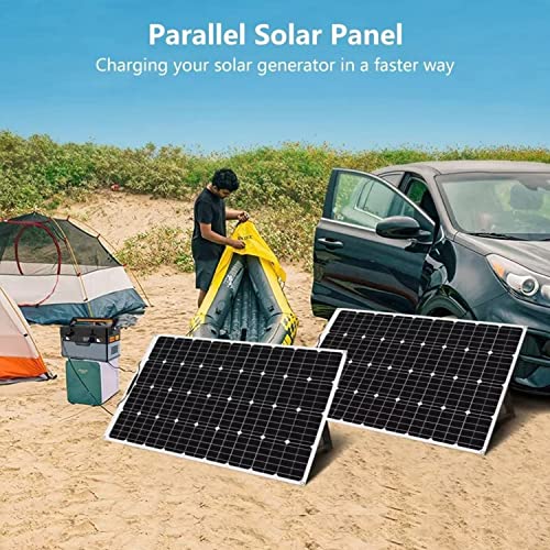 800 Watt Flexible Solar Panel for RV, 2 × 400 Watt 12 Volt Solar Power Panel Kit Photovoltaic Module Monocrystalline Solar Panels for Camping Off Grid Car Battery Charging Boat - color: B 800W