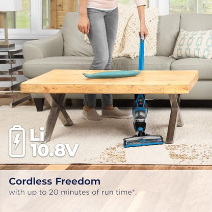 Bissell, 3061 Featherweight Cordless Stick Vacuum, Self-Standing, Electric Blue, Black - color: 3061