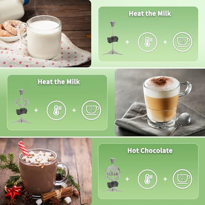 Maestri House Milk Frother, Variable Temp and Froth Thickness DualFro 600 Milk Frother Steamer, 21OZ Smart Touch Control Milk Warmer, Dishwasher Safe, Memory Function for Latte&Hot Chocolate (Black) - color: Black