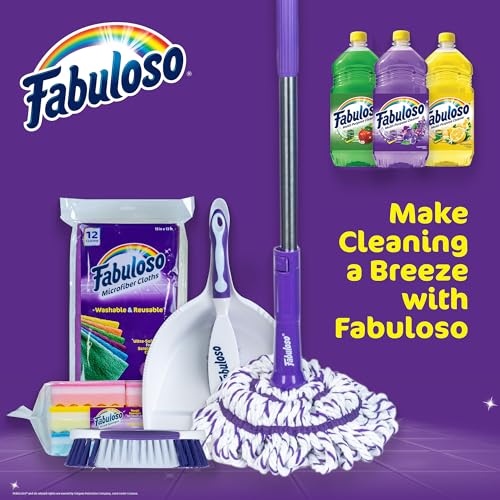 Fabuloso Tile Brush with Spot Scrubber, Long Bathroom Cleaning Brush with Medium Bristles, Shower Scrubber with Hanging Hole for Tile, Grout, Tubs, Floors and Bathroom Walls, 11 Inch - size: Tile Brush w/ Spot Scrubber