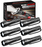 1 Mode Flashlights 6 Pack, Bright Zoomable LED Tactical Flashlight High Lumens, Water Resistant Portable Pocket Flash Light for Emergency, Camping Essentials, Gift - SL2000 - size: 6 Pack