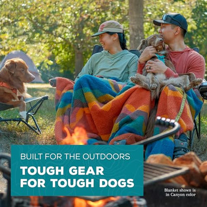Wilderdog Sherpa Fleece Waterproof Dog Blanket - 60" x 90" - Canyon - color: Canyon Orange, size: 60” x 90”