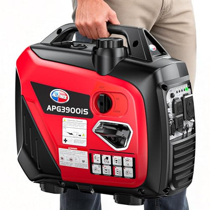 All-Power 3300W Portable Inverter Generator: Quiet Small Gasoline Generator RV Ready CO-Sensor ECO Mode EPA Compliant 4-Stroke 143cc Gas Powered Emergency Backup for Outdoor Camping Home Use