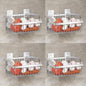 Metal Wire Hanging Basket, SUS304 Stainless Steel, 4-Pack Hanging Wall Organizer Basket, Wall Mounted Shelves, Organizing Baskets for Home Kitchen, Bathroom, Pantry Utility - size: 9.8Inch 4PCS