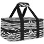 esouler Double Insulated Casserole Carrier Bag Hot & Cold Food Carrier Bag Lasagna Holder Lunch Bag for Picnics, Parties, Travel, Fits 9 x 13 Inches Casserole Dish-Zebra - color: Zebra, size: 16x10x7.2 in