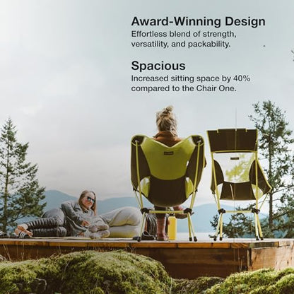 Helinox Chair One Lightweight, Portable, Collapsible Camping Chair - color: Black, size: Large