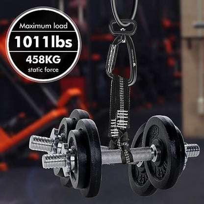 2 Pack Locking Carabiner Clip 2.5" with Swivel Ring for Securing Pets, Dog Leash Harness, Camping, Hiking, Keychains - color: Black
