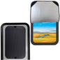 RV Door Window Shade Cover, Sun Blackout Fabric for Camper Privacy Entrance (16 x 25 inch) - color: Black