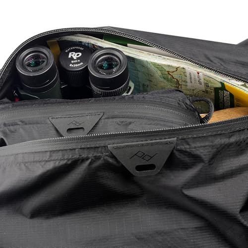 Peak Design Ultralight Terra Shell Packing Cube Bundle, Black, Travel Cubes with Strap Attachment Points and Luggage Pass Through, Zipper Opening, Travel Organizer for Men and Women, Sizes XXS, XS, S