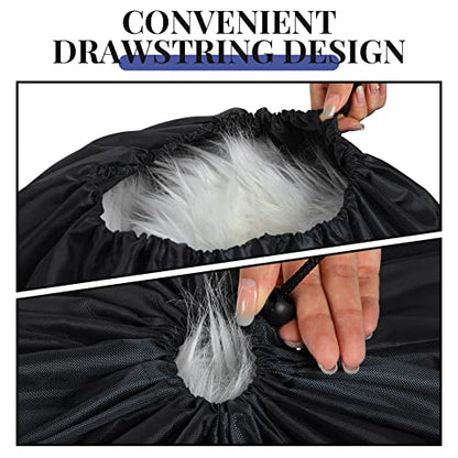 Woanger 12 Pack 28 x 45 Inch Extra Large Laundry Bags Bulk Washable Travel Laundry Bag with Drawstring Closure Large Dirty Clothes Organizer for College Dorm Home Hotel Camping(Black) - color: Black