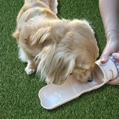 2-in-1 Portable Pet Water Bottle with Treat Storage, BPA-Free Leak-Proof Travel-Friendly Dog & Cat Hydration Dispenser for Walks