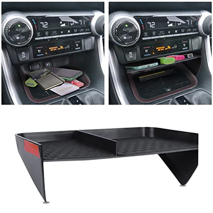 DIAMOOKY Upgraded Center Console Organizer Compatible with Toyota RAV4 2025 2024 2023 2022 2021 2020 2019 Interior Accessories, Gear Shift Storage Tray Drivers Side Cubby Drawer Storage Box - 3pcs - size: 2019-2025(3pcs)