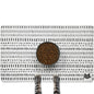 The Cat Ladies Cat Feeding Mat - Waterproof & Dishwasher Safe Small Pet Eating Placemat - Cat & Dog Food Mats for Food and Water Bowl - Protect Floors from Mess - Tribal Print - color: Black and White Tribal