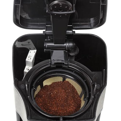 Capresso 5-Cup Mini Drip Coffee Maker, Black and Stainless Steel - color: Black