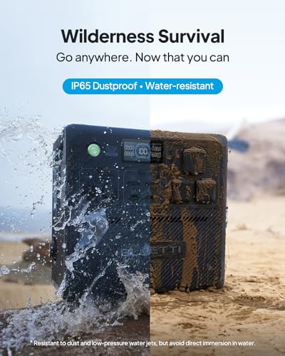 BLUETTI Pioneer 150 (AC240) Portable Power Station, 1536Wh Expandable to 10136Wh, 2400W LFP Battery, IP65 Water Resistant Solar Generator, 0-80% in 45 Min, Emergency Power for Camping, Home, RV Life - style: BLUETTI AC240
