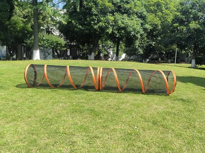 Pet Cat and Dog Tunnel Tent Foldable Pet Tent Outdoor Pop Up Pet Playpen Cage Fences House (Styles 3) - style: Styles 3
