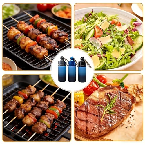 Travel Spice Kit, Airtight Spice Containers, Portable Travel Spice Containers, Mini Spice Dispenser for Seasoning Storage