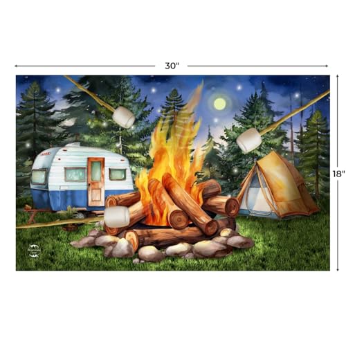 Briarwood Lane Roasting Marshmallows Doormat - color: Roasting Marshmall