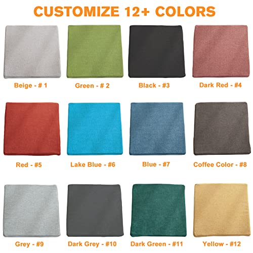 Customize Bench Cushion & Chair Pads - Loveseat Sofa Cushion Replacement for Indoor/Outdoor Use