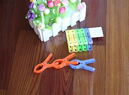 Small Plastic Laundry Clothespins Wide Open Drying Rack Clothes Pins Blanket Sheets Towel Clips Clothing Clamps 24 Pack - color: 2.7inch Plastic Clothespins 24pcs