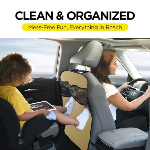 lebogner Back Seat Kick Mats (Beige) - color: beige