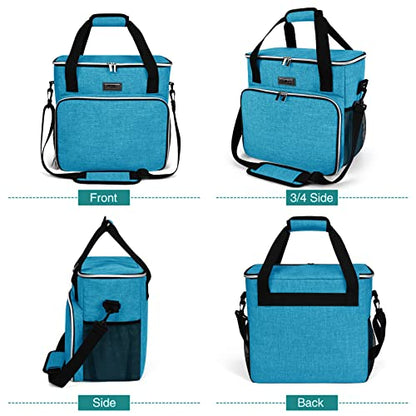 BAGLHER Dog Travel Bag, Pet Travel Bag (ALL Pet Travel Supplies), With 2 Pet Food Containers and 2 Collapsible Silicone Bowls; Essential Kits for Pet Travel Sky Blue - color: Sky Blue, size: Medium