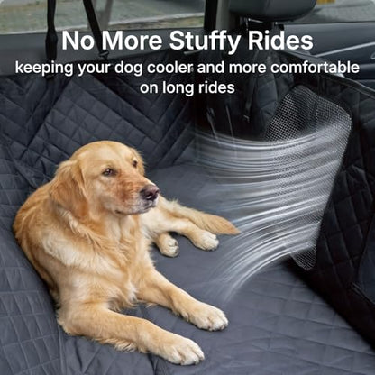 Back Seat Extender for Dogs, Semi-Hard Bottom Car Seat Cover for Dog, Waterproof & Anti-Scratch, Upgraded Support, Easy to Install and Clean, Fits Compact SUVs Only - style: Hard Bottom