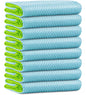 Microfiber Cleaning Cloth Lint Free Glass Cleaner Window Polishing Streak Free Miracle Easy Clean Rag Reusable for Mirror Kitchen Dish Auto Detailing,Pack of 8, 12'' x 16'', Light Blue - color: Light Blue, 12 X 16 Inch