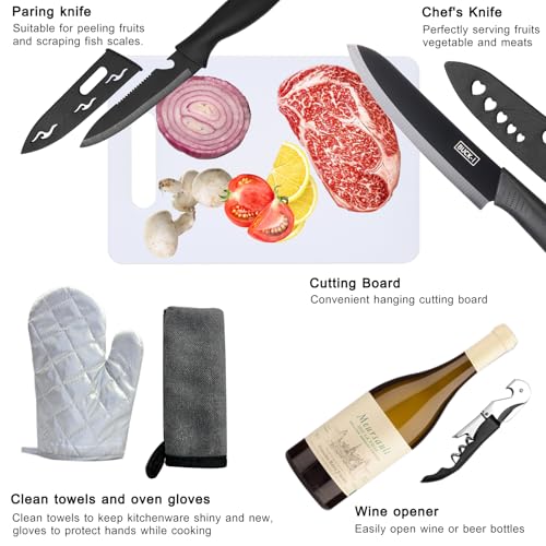Camping Cooking Utensils Set - Camping Utensil Set Car Camping Cooking Essentials Gear for Camp Kitchen Cooking and Grilling, Stainless Steel & Silicone Ideal Gift for RV Tent Camper - color: National style-24Pcs