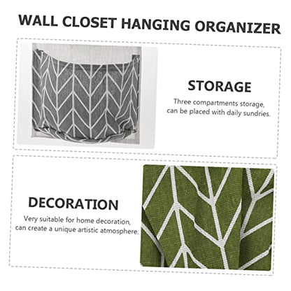 GLEAVI 2pcs Hanging Wall Shelves Storage Hanging Bag Wall Pocket Storage Bag Organizer Rv Organization and Bedroom Pendant