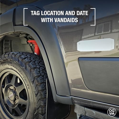OpenGlass Van Mods - Vandaid Adventure Patches (White, 3 Pack) - Automotive Scratch and Dent Cover, Car Rust Patch & Car Scratch Repair - color: White