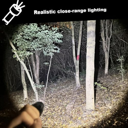 4 Pack Rechargeable Flashlights High Lumens, Bright 1 Mode Small Flashlight Powerful Tactical Flashlights Rechargeable, LED Flash Light Zoomable for Camping Hiking Emergency Gift