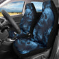Bulopur Flame Skull Car Seat Cover Front Seats Only Breathable Stretchable Automotive Seat Covers & Accessories Highback Bucket Seats Covers 2 Pack, Easy to Install - color: Flame Skull