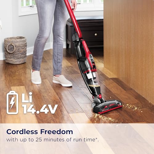 Bissell Featherweight Cordless XRT 14.4V Stick Vacuum, 3079 - color: Black/Red